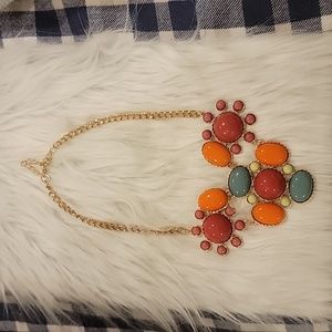 Multicolor bubble necklace